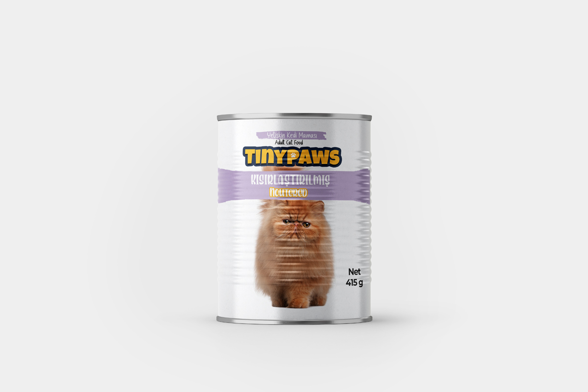 Tinypaws Yetişkin Kısırlaştırılmış Kedi Yaş Mama 