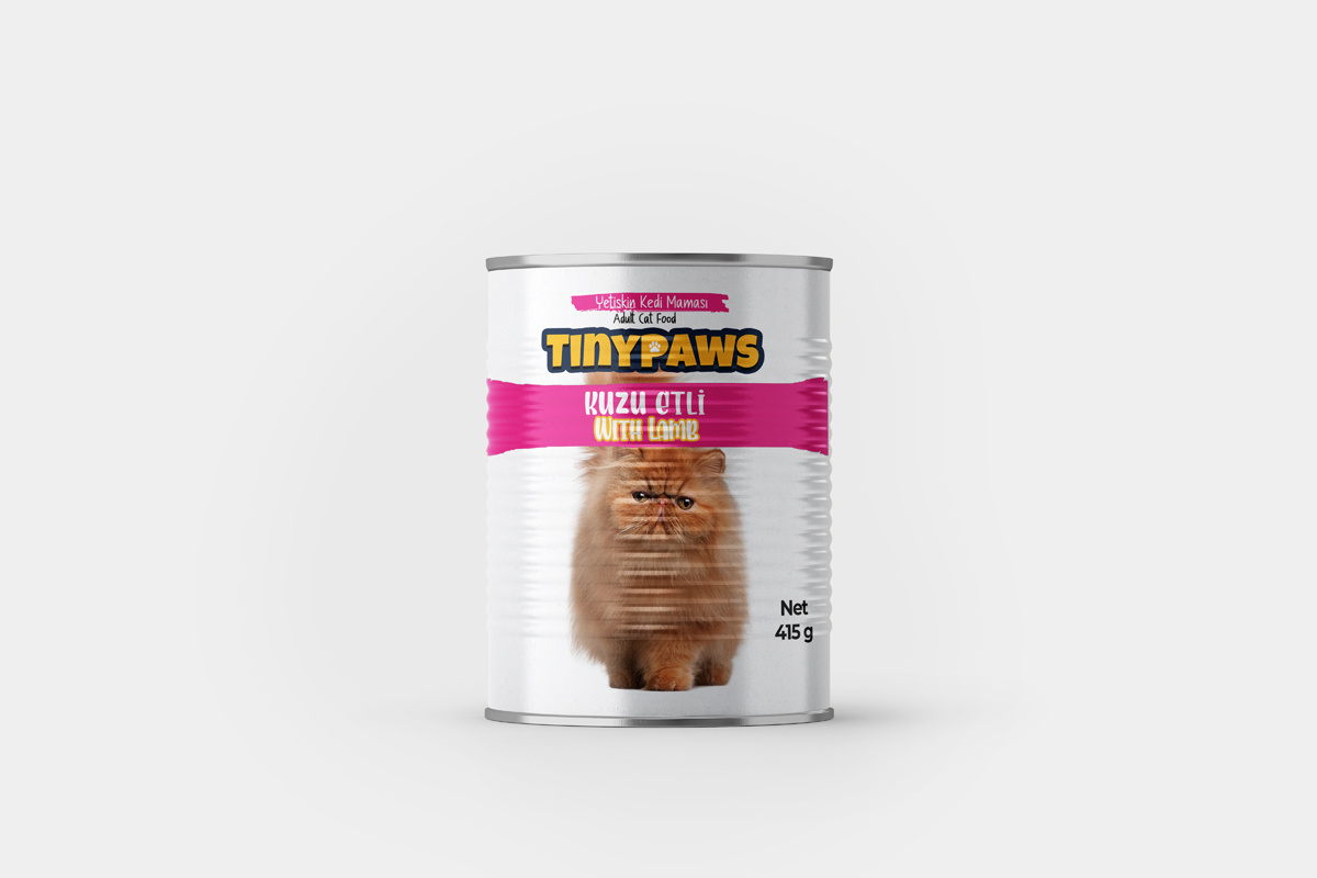 Tinypaws Yetişkin Kedi Kuzu Etli Yaş Mama 